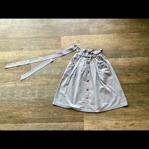 Midi Pleated Skirt